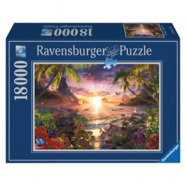 Puzzle apusul in paradis, 18000 piese Ravensburger
